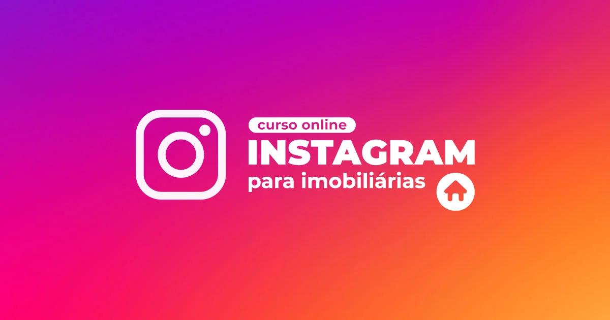 Thumbnail do curso gratuito de Instagram para Imobiliárias