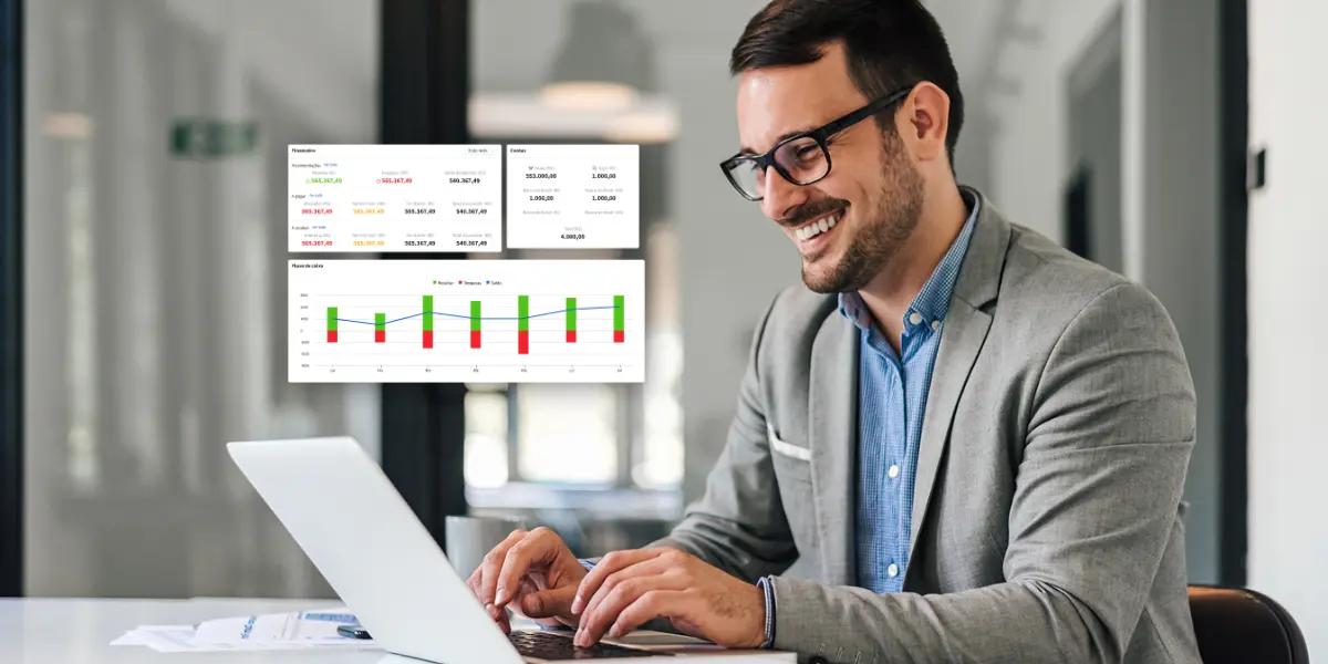 Imagem de um gestor analisando o que é a Gestão Financeira da Jetimob.
