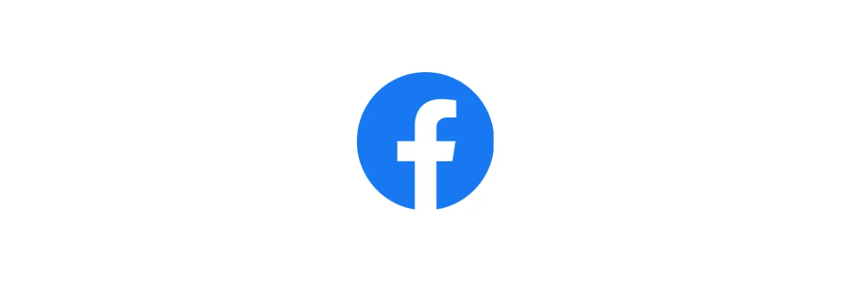 Imagem da logo da rede social Facebook.