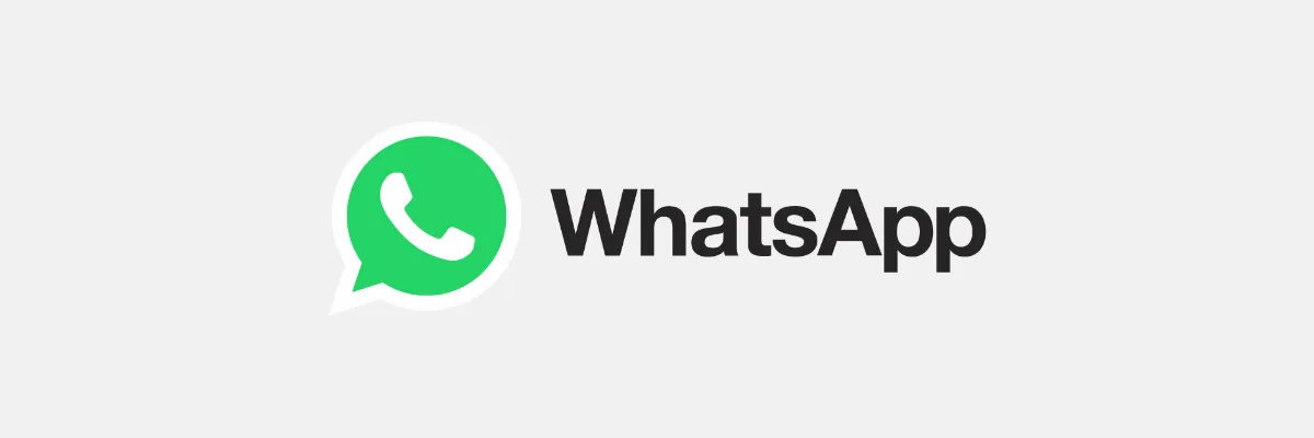 Imagem da logo da rede social WhatsApp.