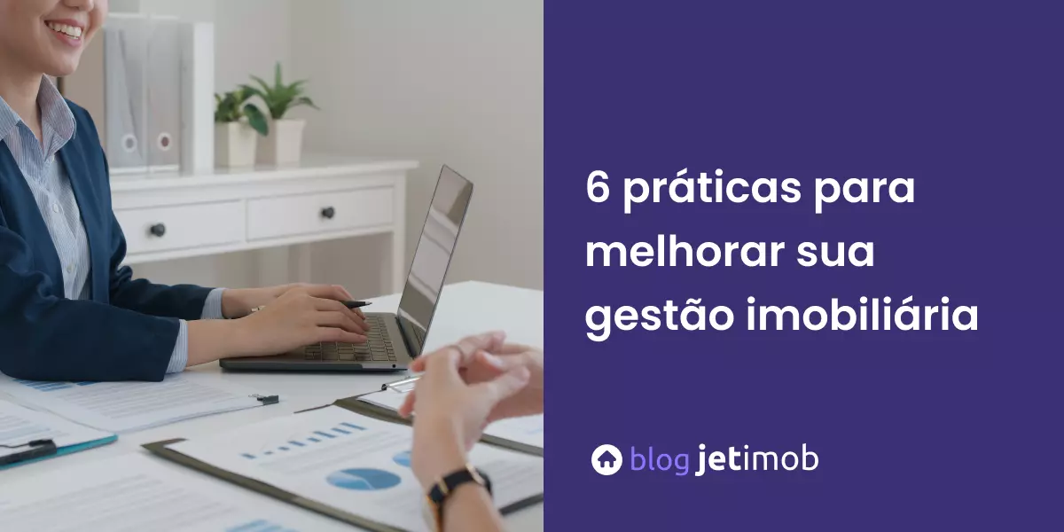 Imagem ilustrativa de uma gerente implementando a gestão imobiliária em sua empresa.