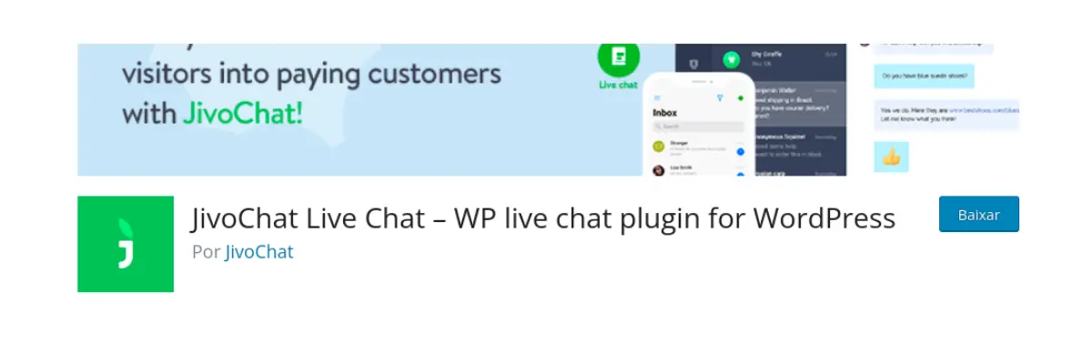 Imagem da marca do pluging JivoChat.