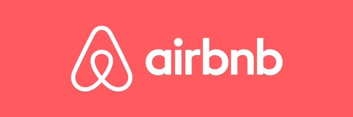 Imagem da logo da plataforma de aluguel de curta duração, Airbnb.