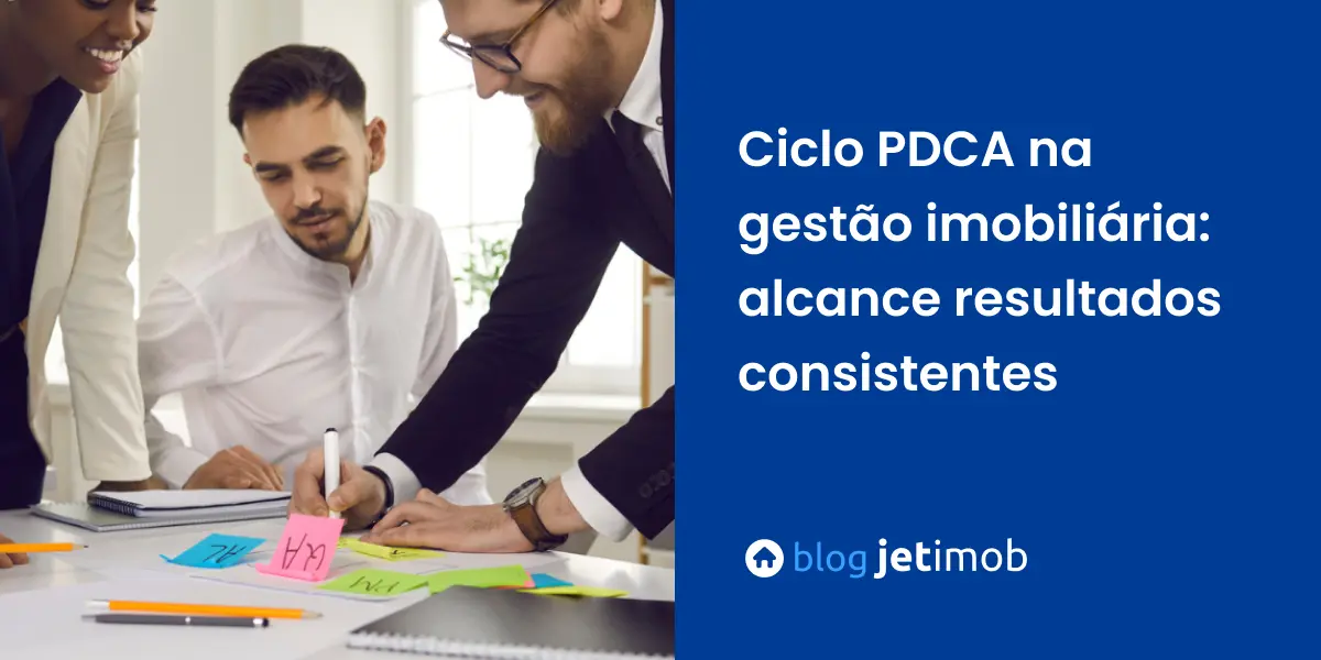 Imagem de uma equipe utilziando a estratégia do ciclo PDCA.