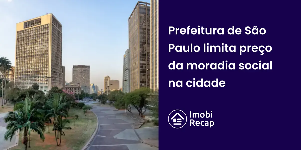 Imagem do Vale do Anhangabaú, na região central da cidade de São Paulo.