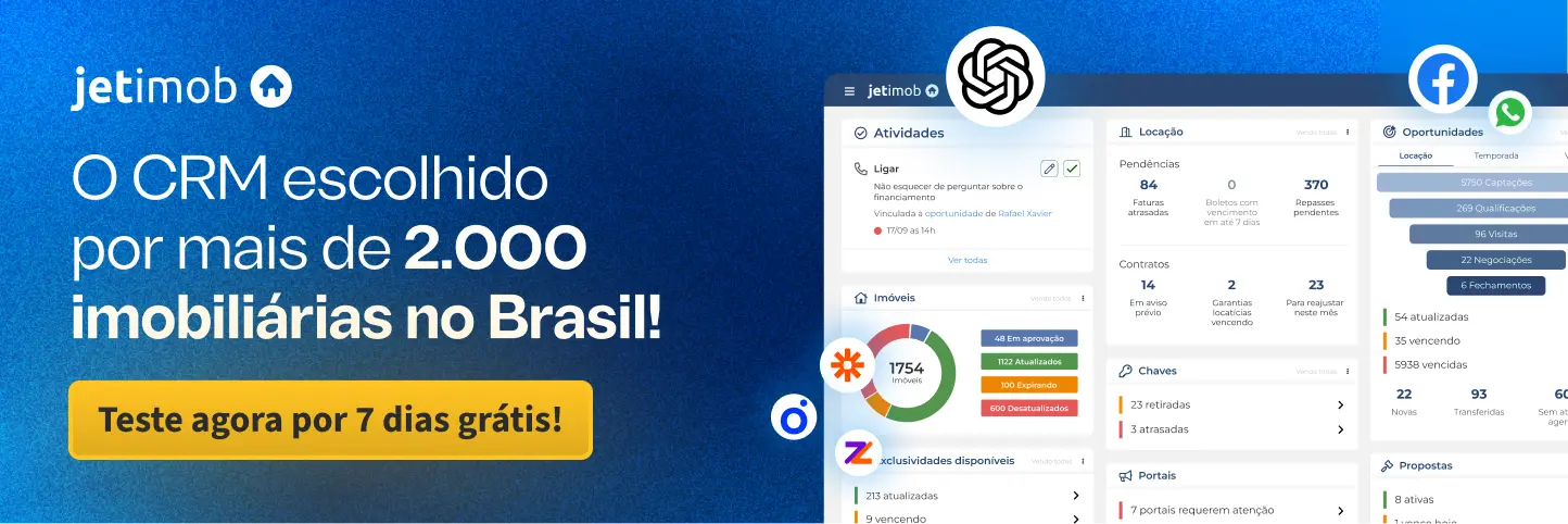 banner gestão de imóveis e crm jetimob