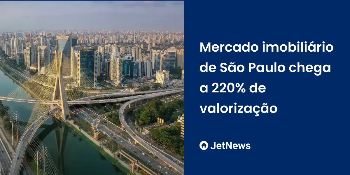 Vista aérea da cidade São Paulo em avenida movimentada.