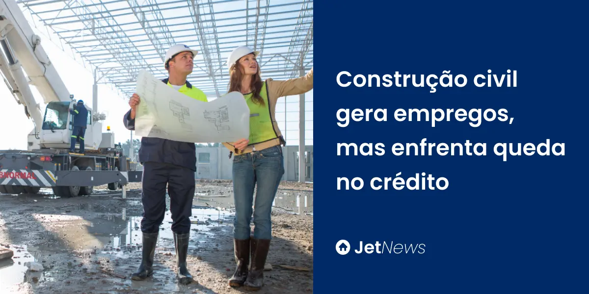 Imagem de arquiteto e engenheira em uma obra da construção civil.
