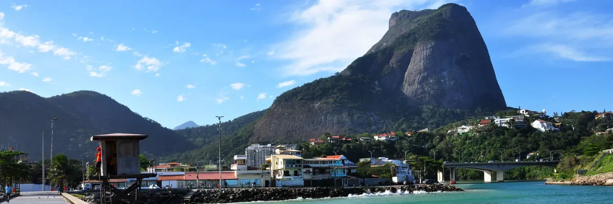 Imagem do bairro da Gávea, no Rio de Janeiro.