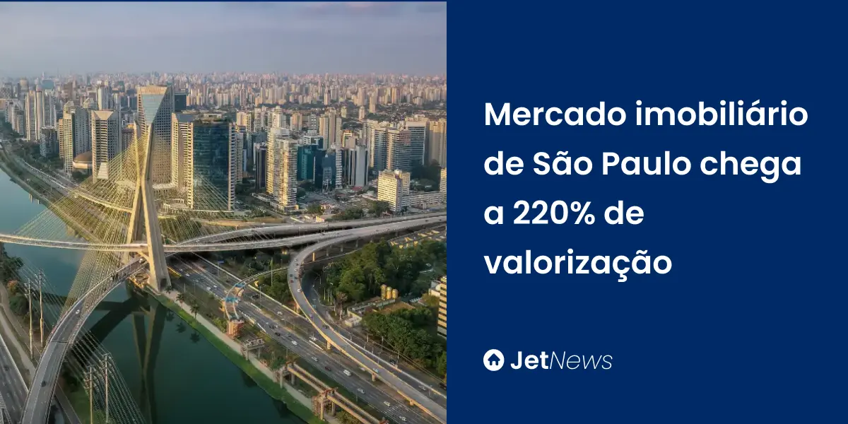 Vista aérea da cidade São Paulo em avenida movimentada.