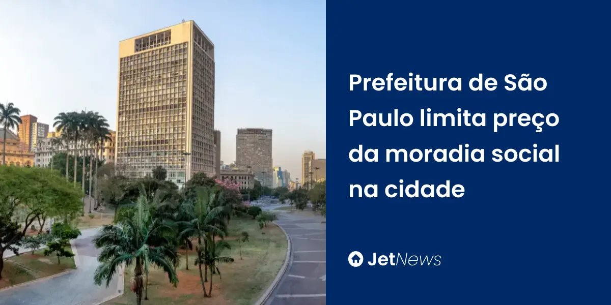 Imagem do Vale do Anhangabaú, na região central da cidade de São Paulo.