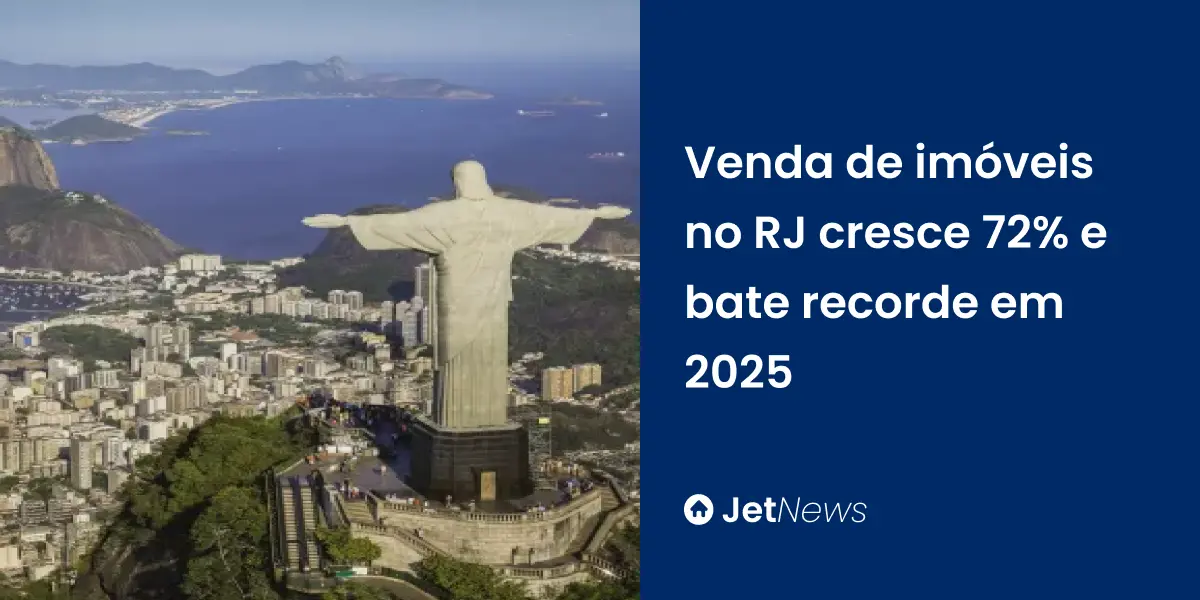 Imagem aérea de ponto turístico da cidade do Rio de Janeiro.