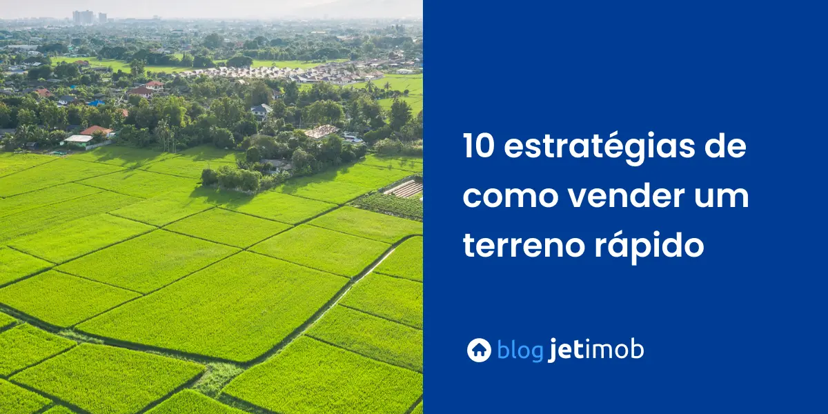 Imagem de um terreno para ser vendido.