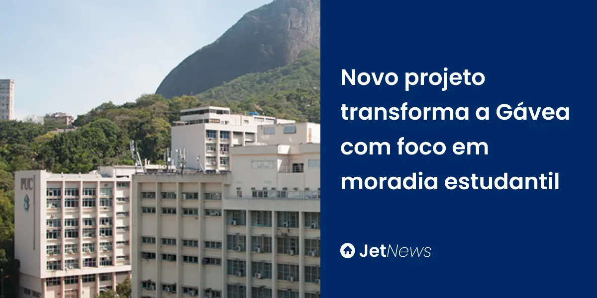 Imagem da PUC-Rio, região que irá receber a nova moradia estudantil na Gávea.
