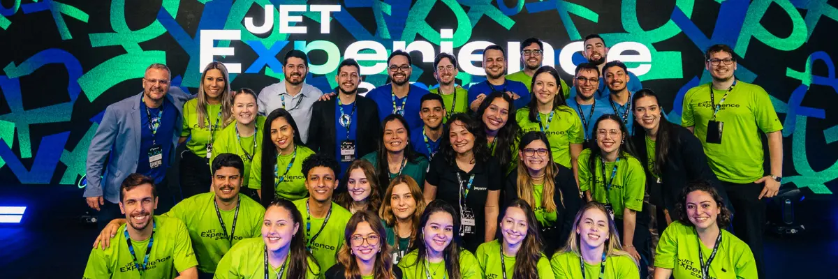 Foto da equipe do Jet Experience 2025.
