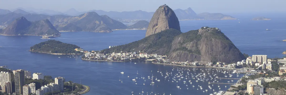 Imagem do Pão do Açúcar no Rio de Janeiro.