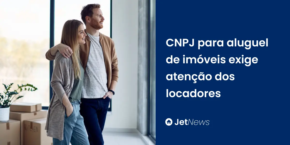 Casal visitando imóvel para locação.