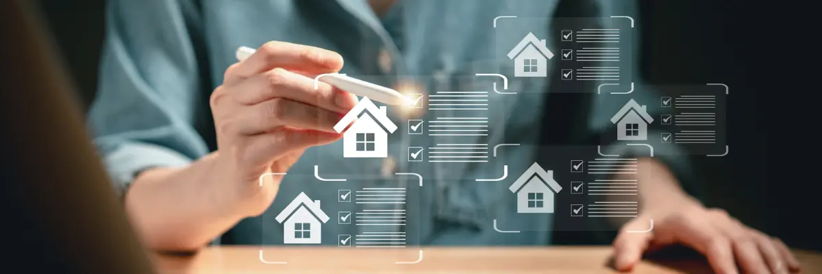 Corretor de imóveis escolhendo os critérios para pontuar o lead scoring da imobiliária.