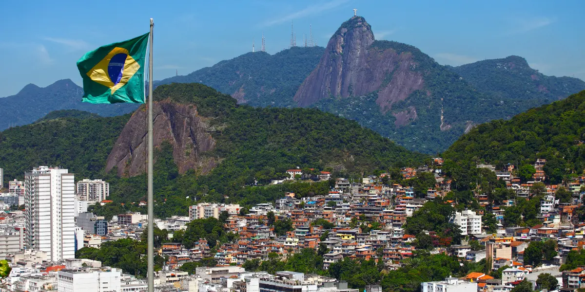 Imagem do Pão de Açúcar, no Rio de Janeiro, Brasil.